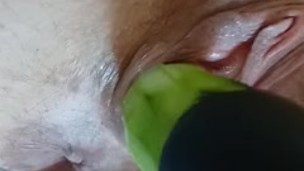 Sensual Brunette Fingering Herself to a Loud Orgasm!