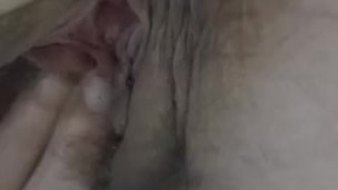 Hot Babe Fingering Herself to Intense Orgasm