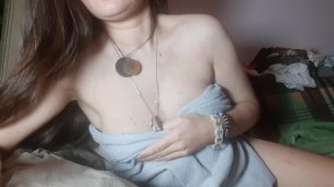 After shower with me