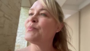 My Thin White Tank Top in Public